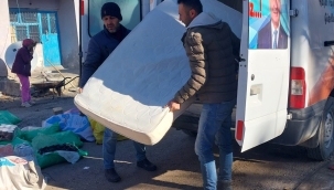 Yardımlar afetzedelere dağıtıldı