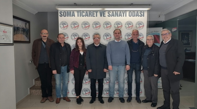 ADD yöneticileri Soma TSO başkanı Doğan'ı ziyaret etti