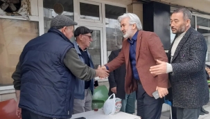 AKP il başkanı Hızlı 'dan mahalle ziyareti