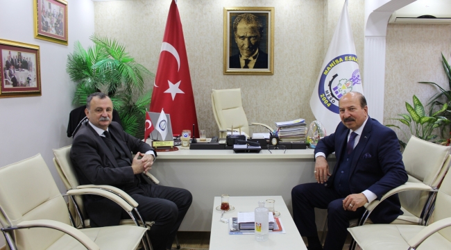 Balaban, MESO başkanı Akyüz'ü ziyaret etti