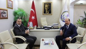 Balaban, MESO başkanı Akyüz'ü ziyaret etti