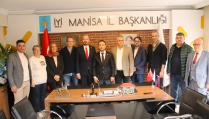 Başkan İksir'i CHP'liler ziyaret etti.