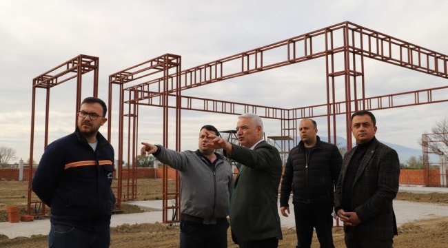 Belediye Saruhanlı'ya kır düğün salonu inşa ediyor