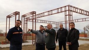 Belediye Saruhanlı'ya kır düğün salonu inşa ediyor