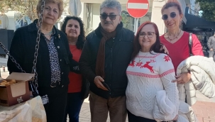 CHP'li kadınlar hayra katıldı