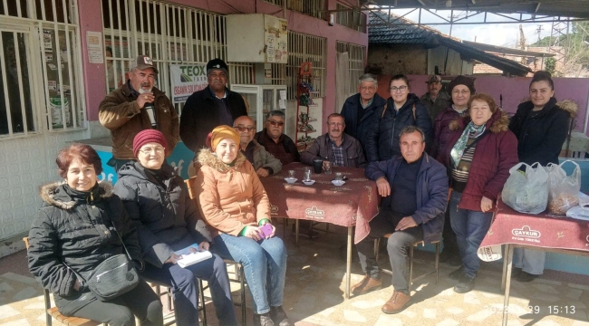 CHP'li kadınlardan köy ziyareti