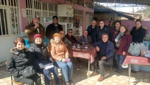 CHP'li kadınlardan köy ziyareti