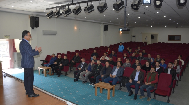 Demirci'de YKS bilgilendirme toplantısı yapıldı