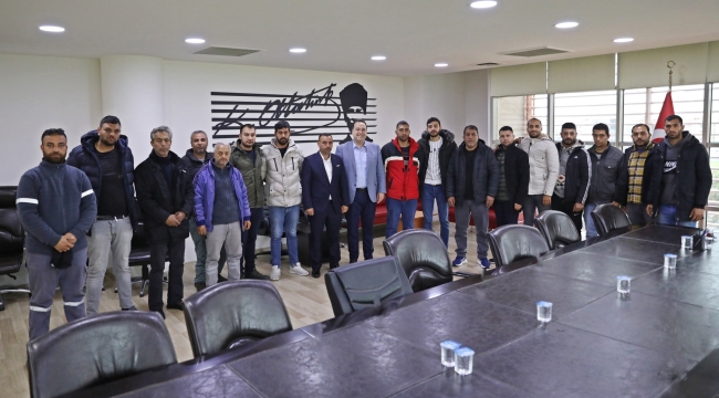 Genç romanlar derneğinden başkan Dutlulu'ya zayaret