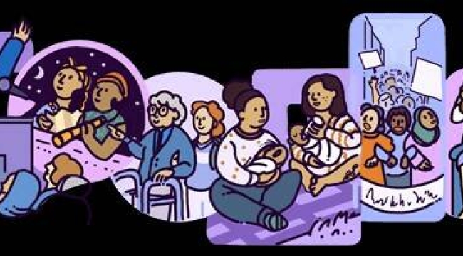 Google muhteşem kadınlar günü doodle
