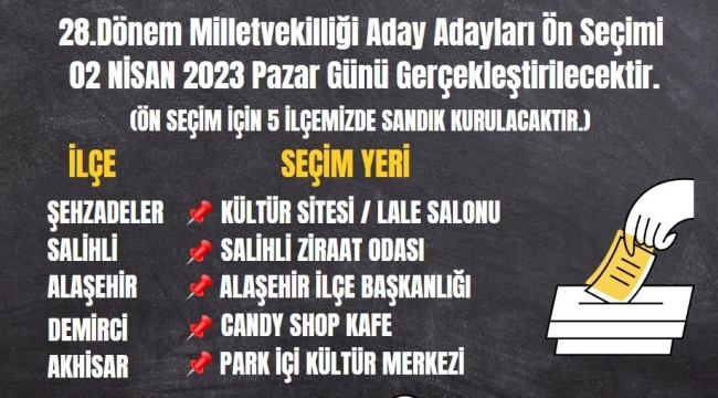 İyi Parti'de ön seçim 2 Nisan'da yapılacak