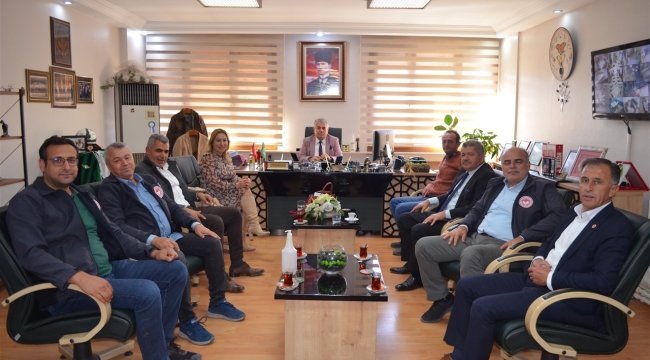 Oda başkanlarından Akbuğa'ya ziyaret