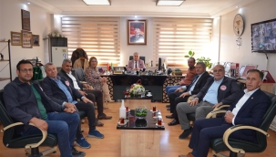 Oda başkanlarından Akbuğa'ya ziyaret