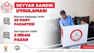 Sandık vatandaşın ayağına geliyor