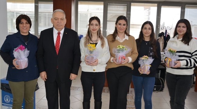TUTSO Başkanı Aydın, kadın çalışanların gününü kutladı