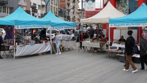 Üretici kadınlar pazarına büyük ilgi