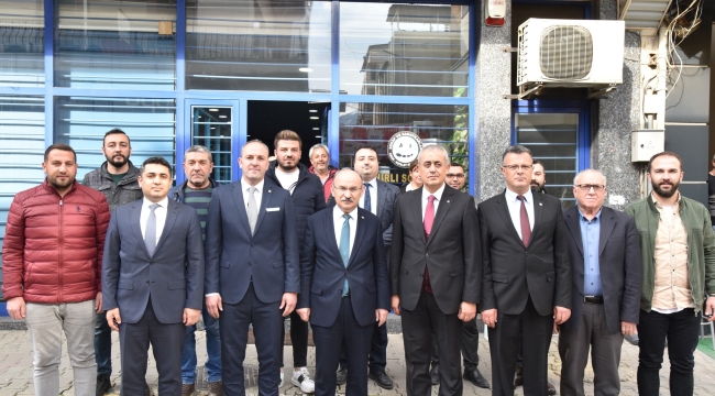 Vali Karadeniz'den yardım yapanlara teşekkür ziyareti