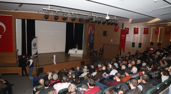 Jeofizikçi Ercan Turgutlu'da depremi anlattı