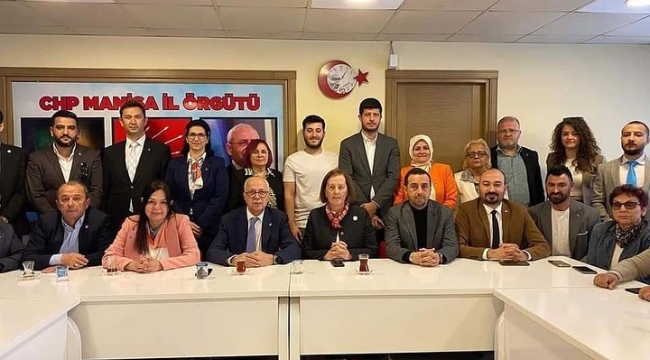 Aday Kavaf CHP il yöneticileriyle tanıştı