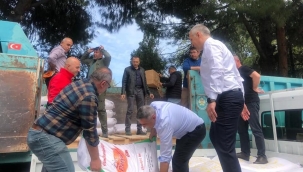 Afet bölgesine gıda desteği sürüyor