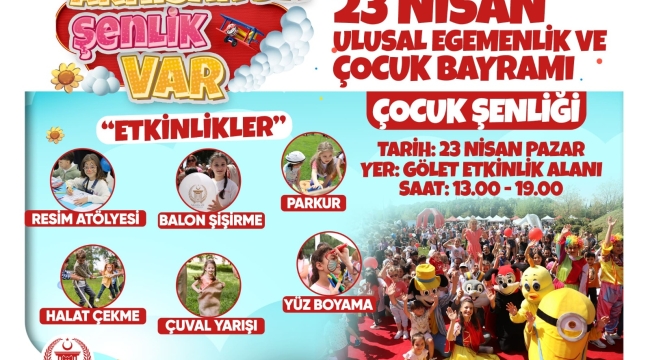 Akhisar'da 23 nisan şenlikleri