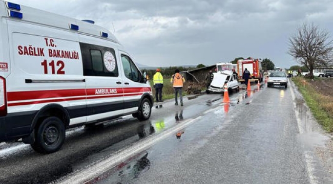 Akhisar'da kaza iki kişi yaşamını yitirdi