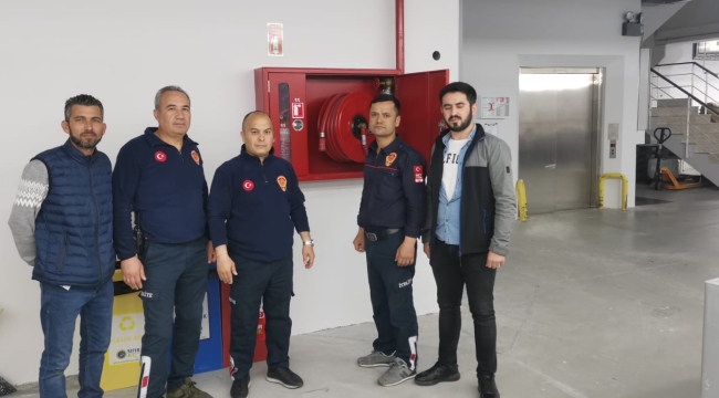 Akhisar OSB'de firmalara yangın eğitimi