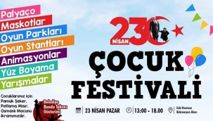 Alaşehir'de 23 nisan çocuk festivali