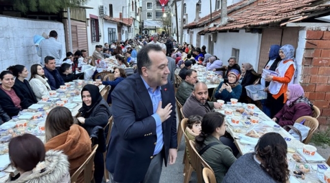 Balkan göçmenleri iftarına başkan Dutlulu'da katıldı