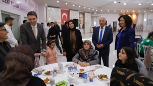 Başkan Bilgin iftarda gaziler şehit aileleriyle bir araya geldi