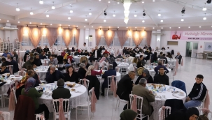 Başkan Bilgin,Saruhanlı'ya yerleşen depremzedelere iftar verdi