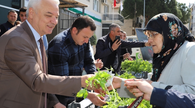 Başkan Bilgin üreticilerin duasını aldı
