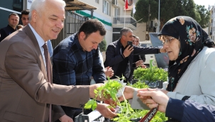 Başkan Bilgin üreticilerin duasını aldı