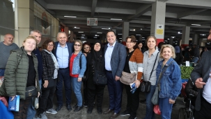 Başkan Dutlulu 'ya Soma'da büyük ilgi