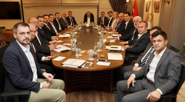 Başkan Hızlı il başkanları toplantısına katıldı
