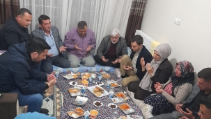 Başkan Hızlı Saruhanlı 'da depremzedelerle iftar açtı