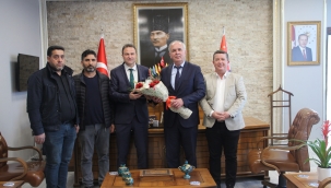 Başkanlar müdür Gezer'i ziyaret etti