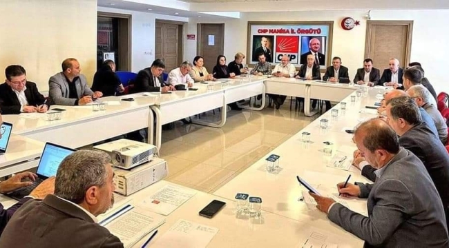 CHP'de seçim toplantısı