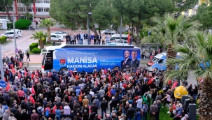 CHP'li Özel Soma'da miting yaptı