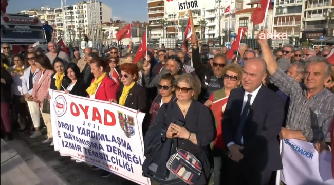 Emekli astsubaylar eylemde