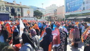 Erdoğan''biz Manisa'yı sevmeye doymadık''