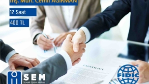 FIDIC eğitimi başladı