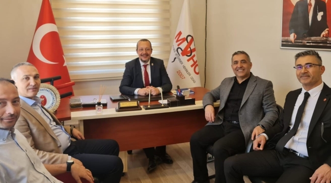 İl müdürü Öztürk'ten veteriner hekimler odasına ziyaret
