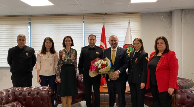 Jandarma yöneticileri baroyu ziyaret etti