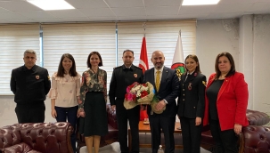 Jandarma yöneticileri baroyu ziyaret etti