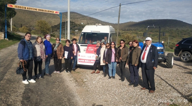  Kadın kolları çalışıyor CHP büyüyor