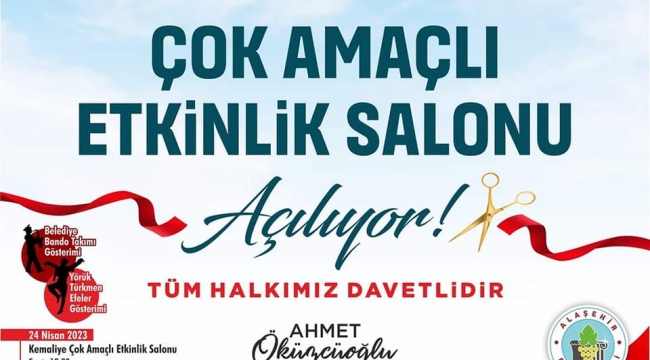 Kemaliye çok amaçlı salon açılıyor