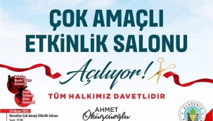 Kemaliye çok amaçlı salon açılıyor