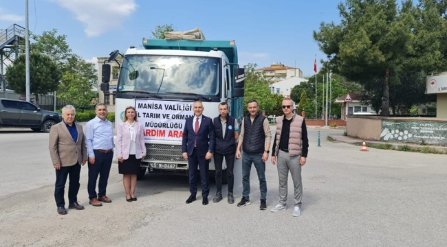 Maraş'a yem yardımı sürüyor