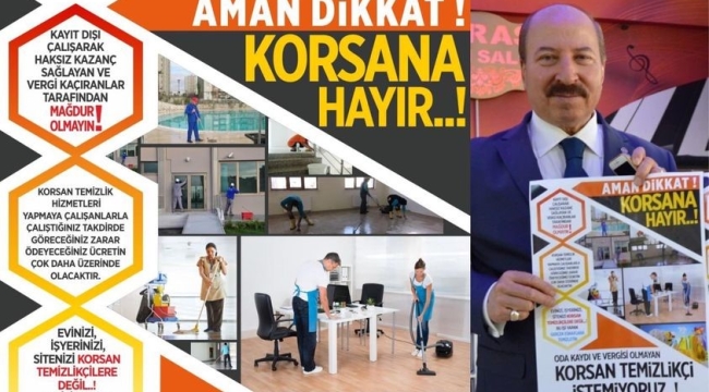 MESO korsan temizlikçi ve halı yıkamacılara karşı mücadele başlattı